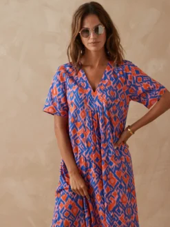Robe longue pur coton