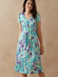 Robe maille fluide