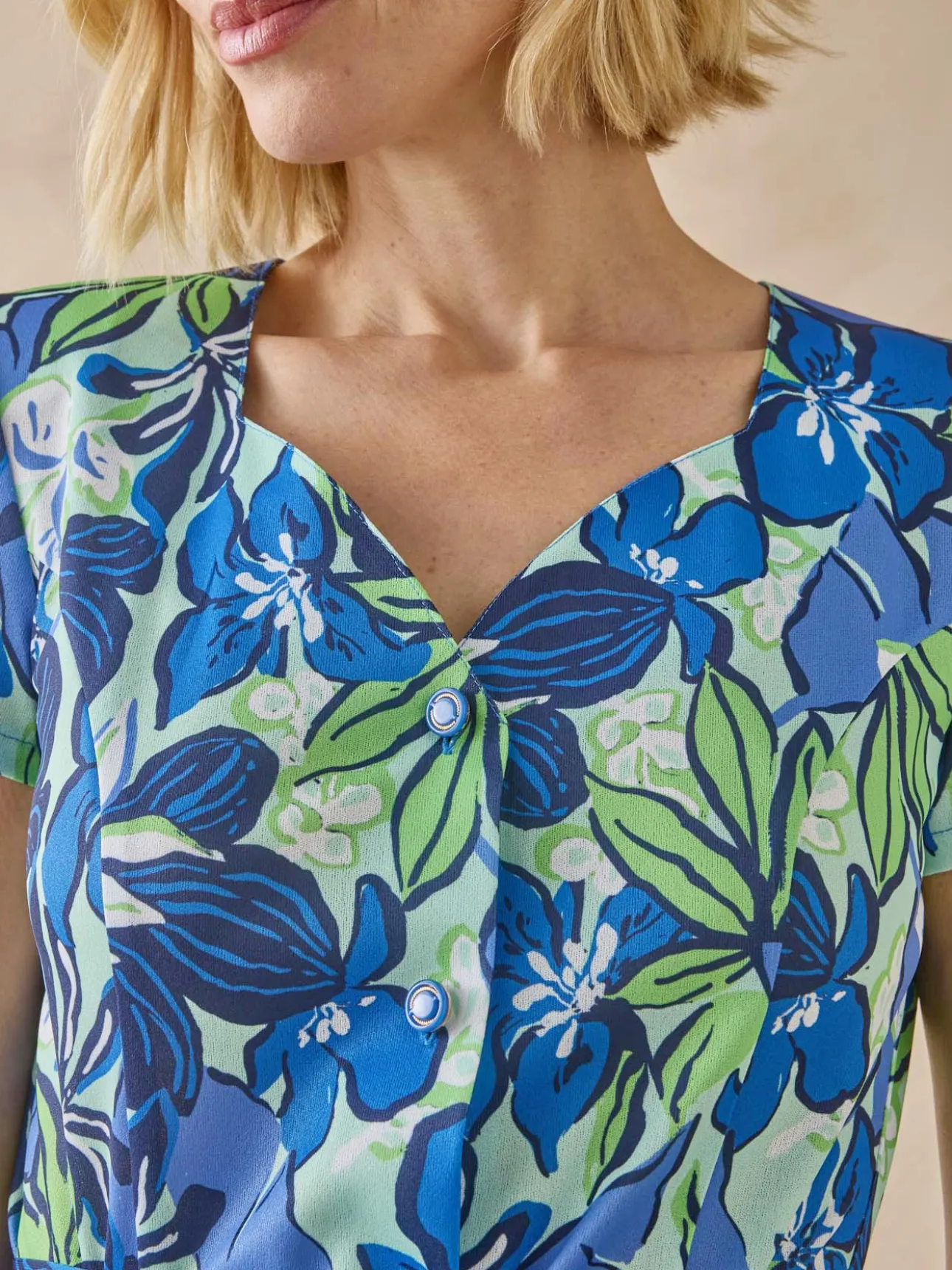 Robe maille fluide