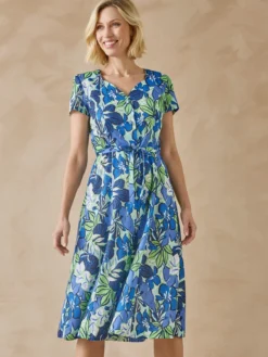 Robe maille fluide