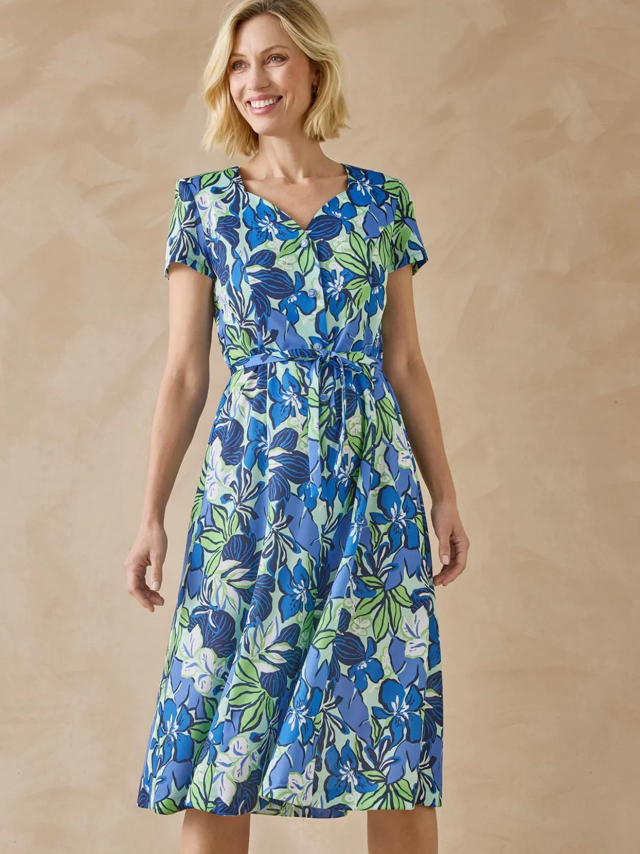 Robe maille fluide