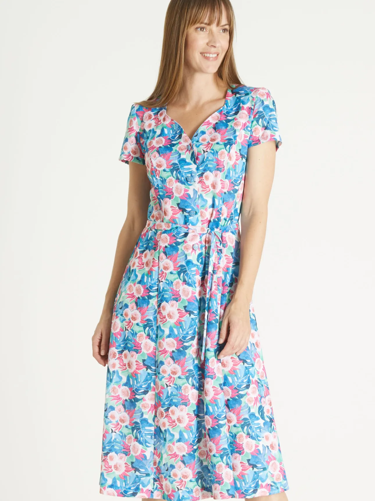 Robe maille fluide
