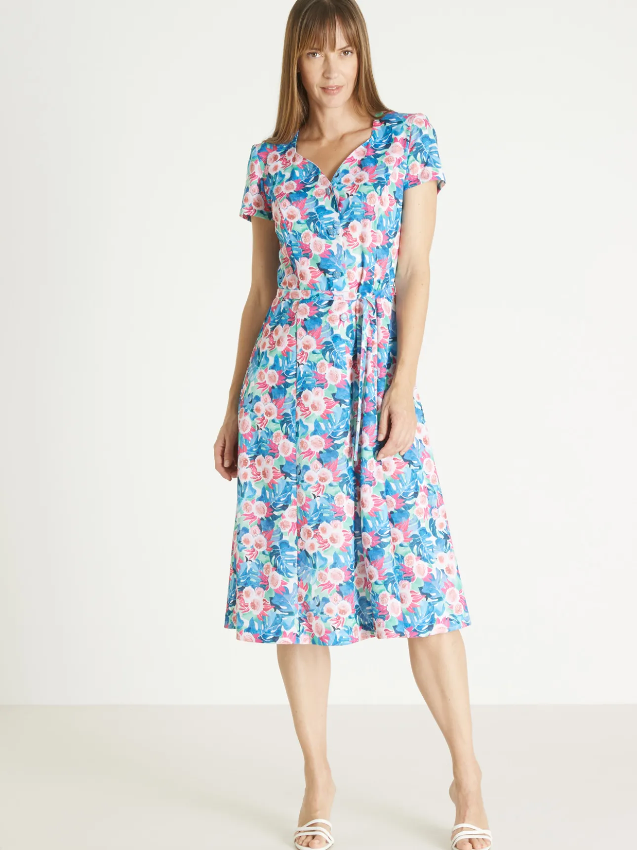 Robe maille fluide