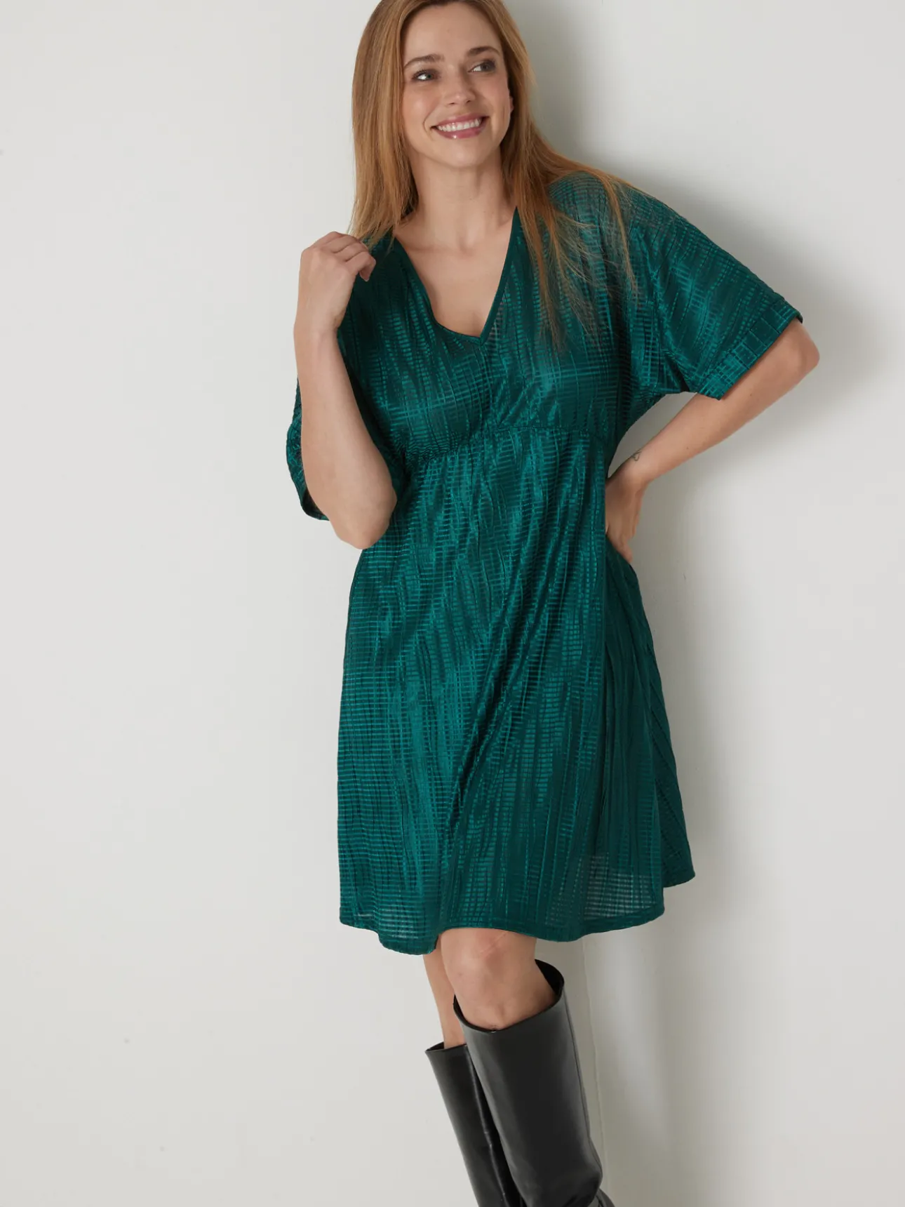Robe maille irisée