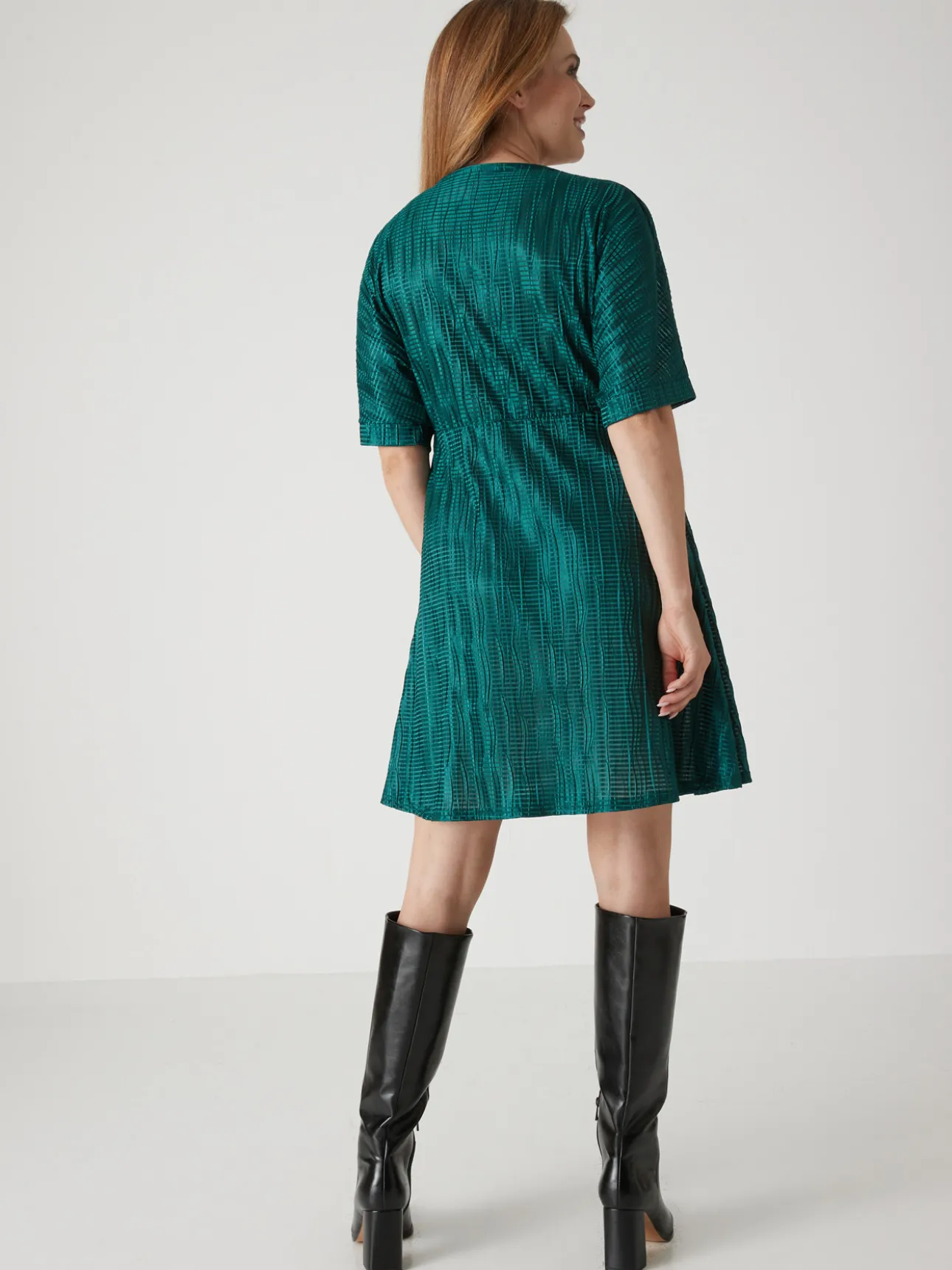 Robe maille irisée