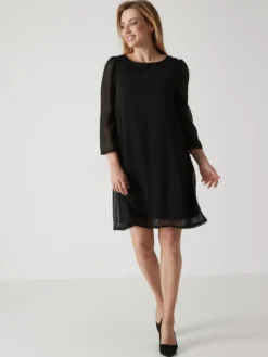 Robe plumetis