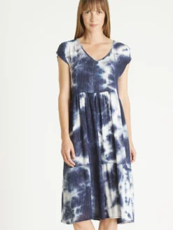 Robe tie and dye à volants