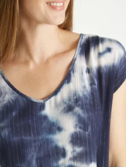 Robe tie and dye à volants