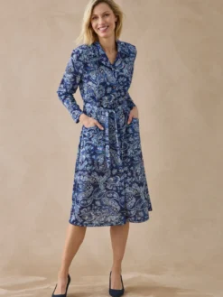 Robe toute boutonnée en maille