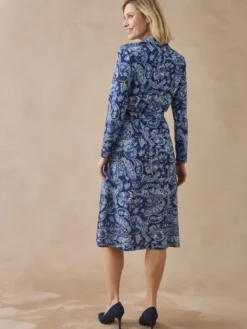 Robe toute boutonnée en maille
