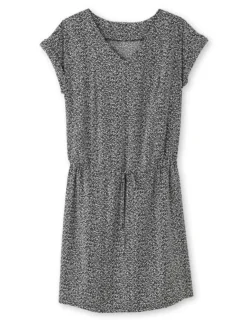 Robe 3 trous tissu fluide