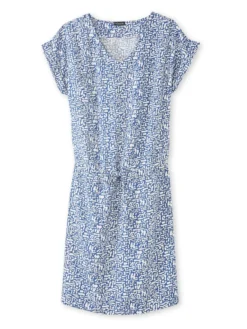 Robe 3 trous tissu fluide