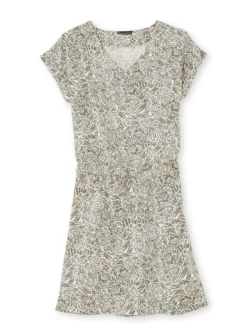 Robe 3 trous tissu fluide
