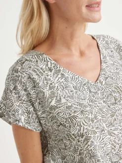 Robe 3 trous tissu fluide