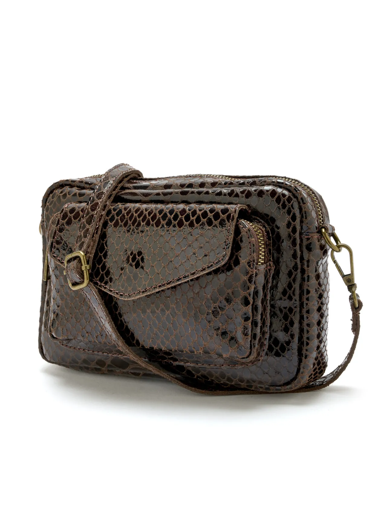 Sac besace en cuir