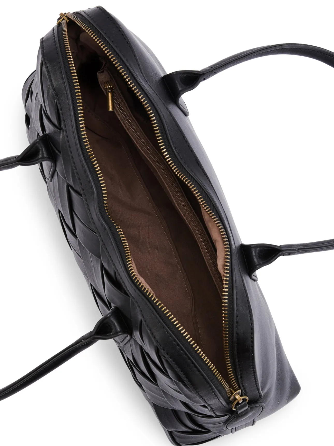 Sac à main effet tressé
