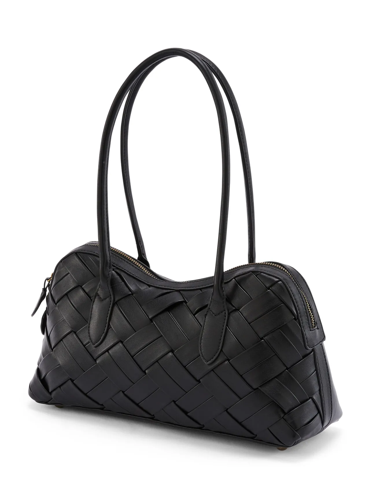 Sac à main effet tressé