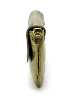 Sac pochette en cuir à bandoulière