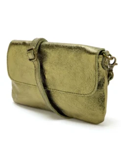 Sac pochette en cuir à bandoulière