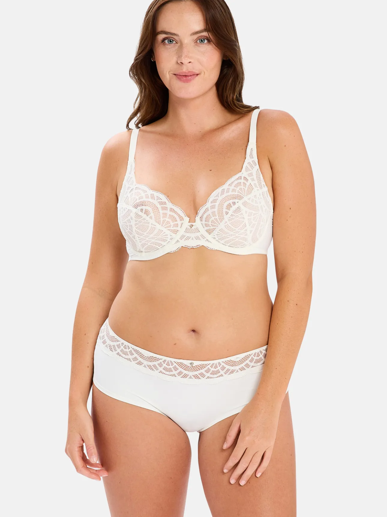 Shorty dentelle et microfibre Charline