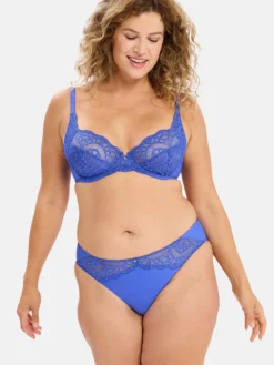 Slip dentelle et microfibre Charline
