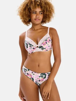 Slip microfibre imprimée Eloane