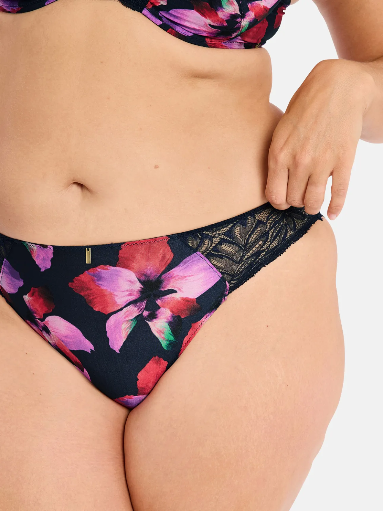 Slip microfibre imprimée Suzan Fantaisy