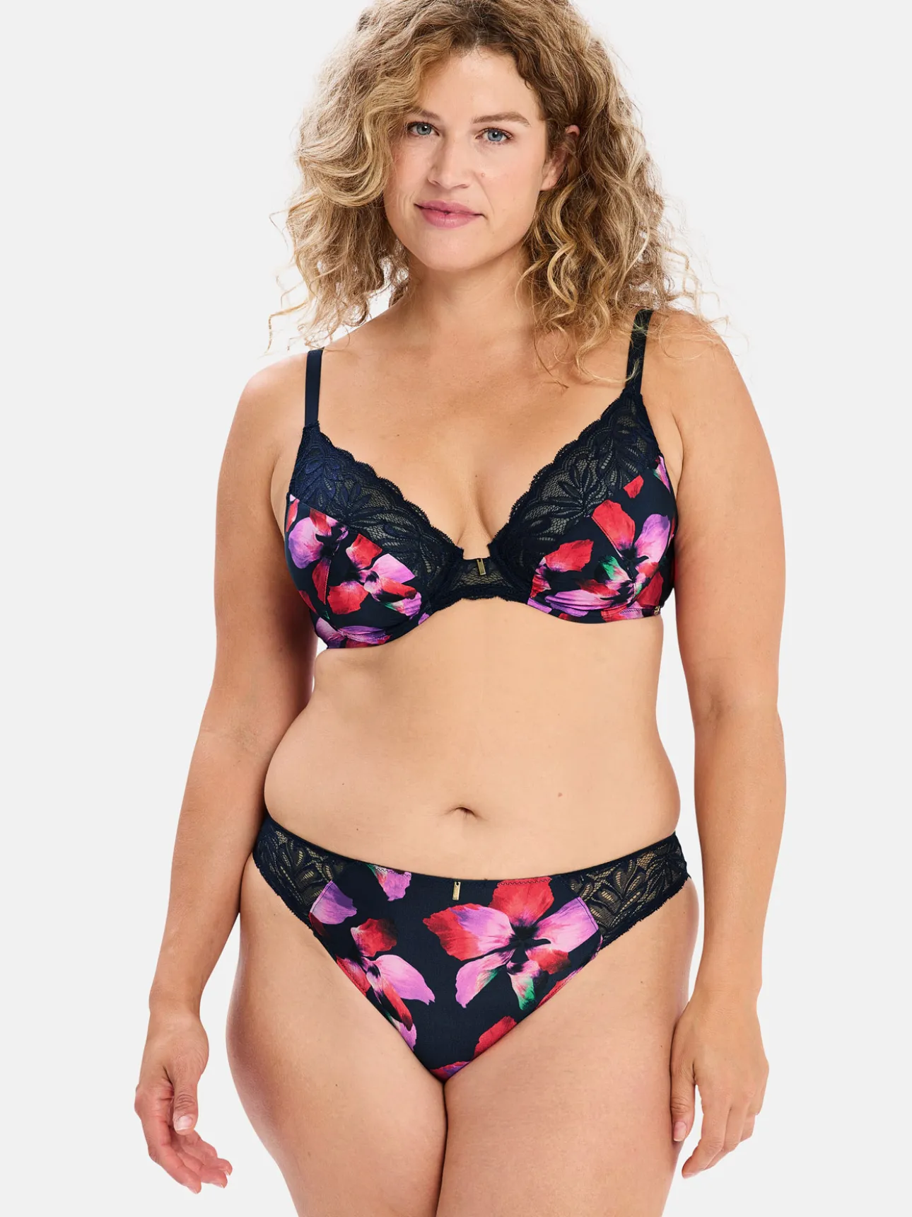 Slip microfibre imprimée Suzan Fantaisy