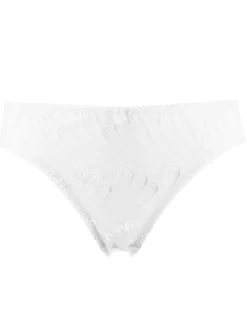 Slip Narcisse microfibre brodée