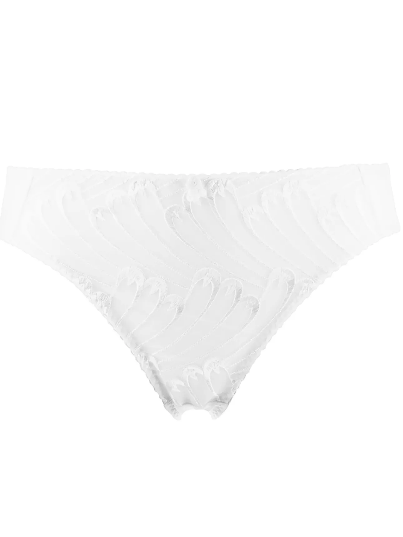 Slip Narcisse microfibre brodée