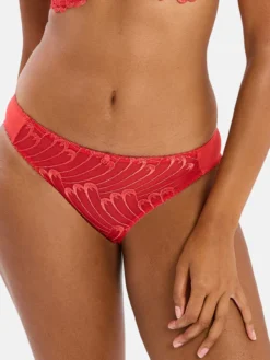 Slip Narcisse microfibre brodée