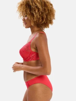 Slip Narcisse microfibre brodée