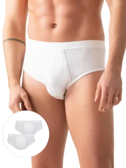Slips ouverts taille haute, lot de 2