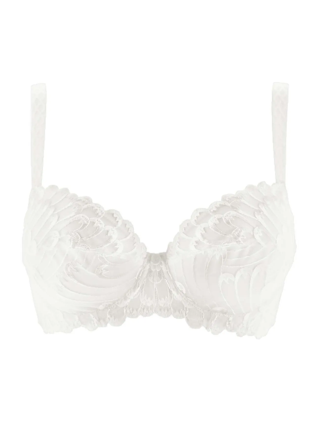 Soutien-gorge à armatures brodé Narcisse