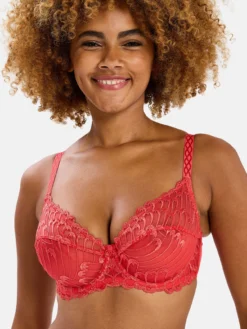 Soutien-gorge à armatures brodé Narcisse
