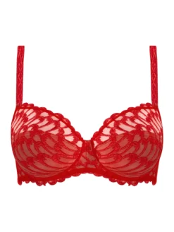 Soutien-gorge à armatures brodé Narcisse