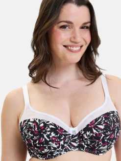 Soutien-gorge à armatures microfibre