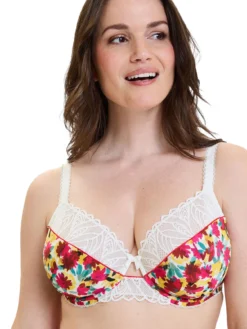 Soutien-gorge à armatures microfibre