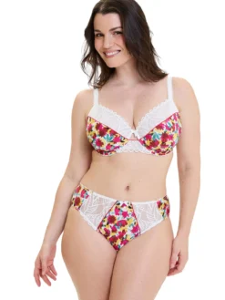 Soutien-gorge à armatures microfibre