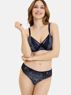 Soutien-gorge à armatures microfibre