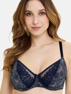 Soutien-gorge à armatures microfibre