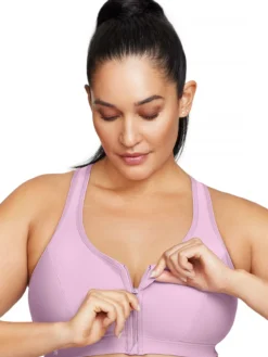 Soutien-gorge sport fermeture éclair