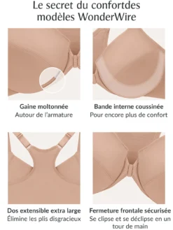 Soutien-gorge Wonderwire agrafé devant