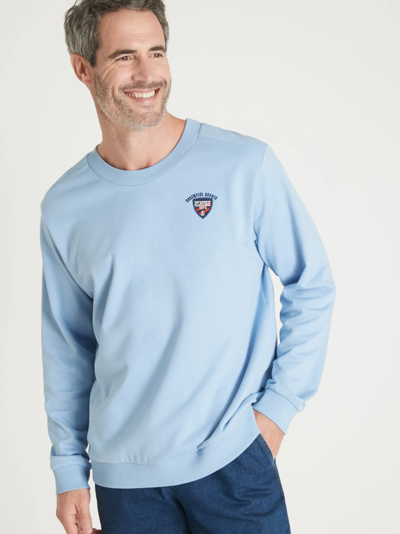 Sweat-shirt molleton gratté