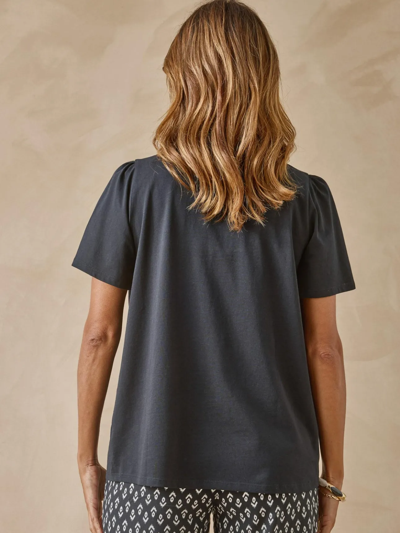 Tee-shirt ample brodé