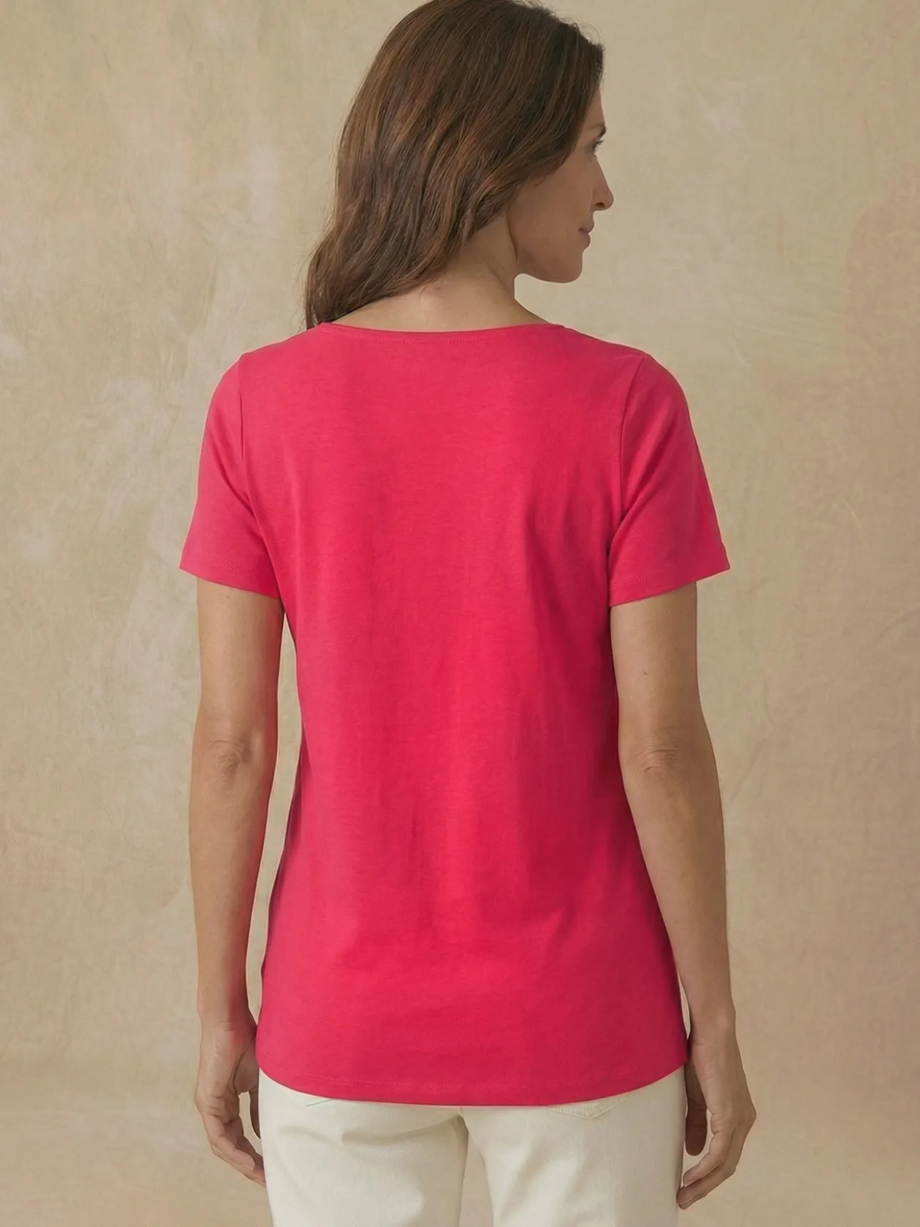 Tee-shirt ample encolure carrée