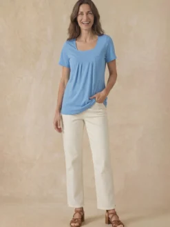 Tee-shirt ample encolure carrée