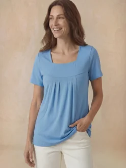 Tee-shirt ample encolure carrée