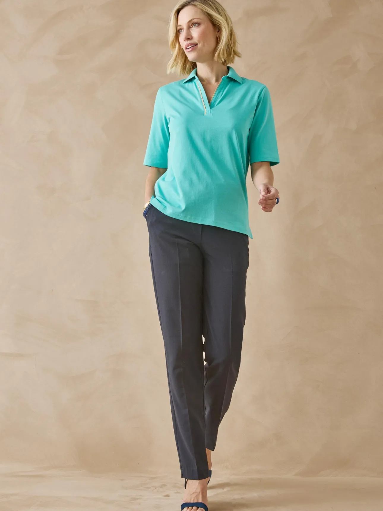 Tee-shirt col polo