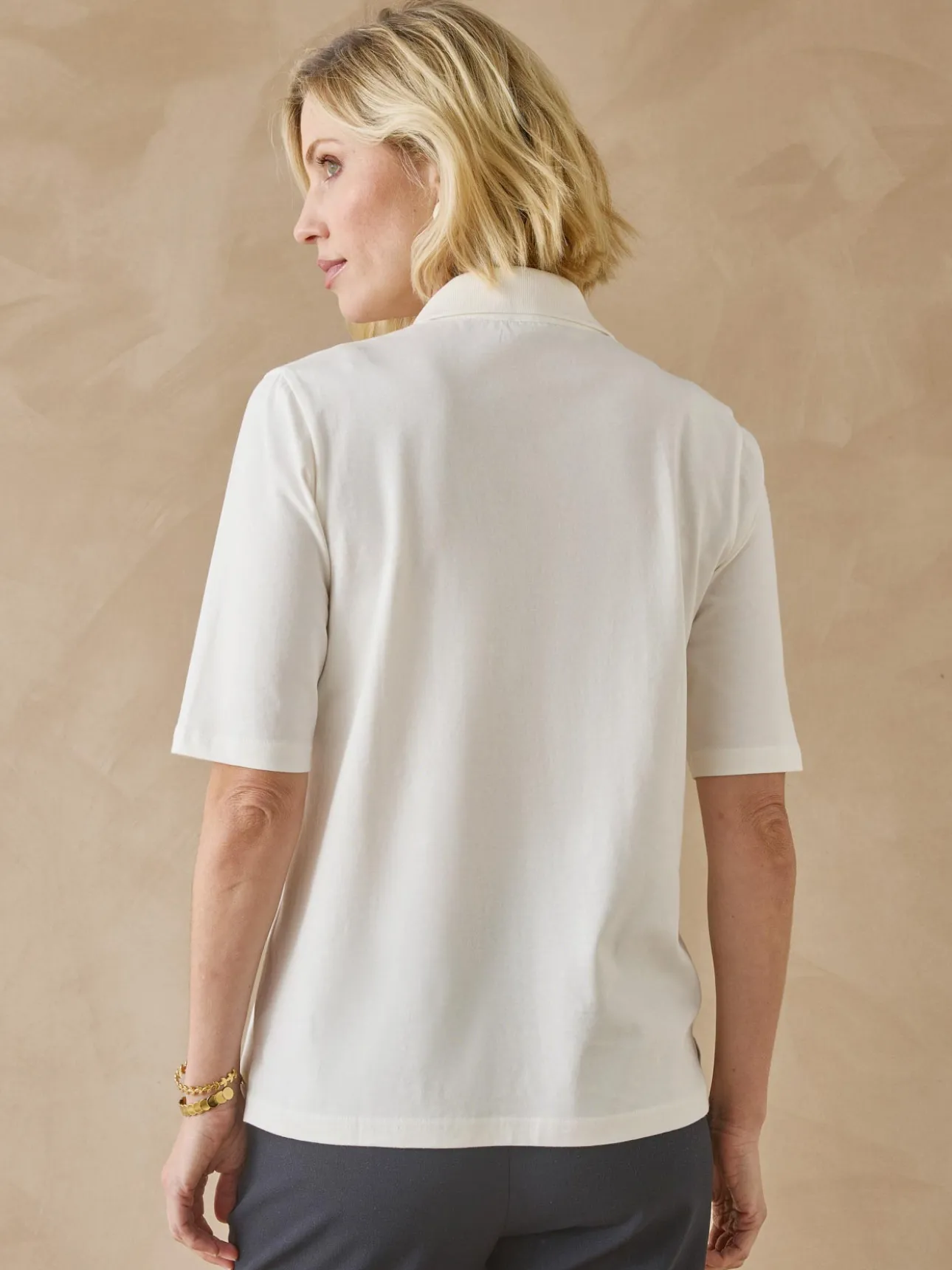 Tee-shirt col polo
